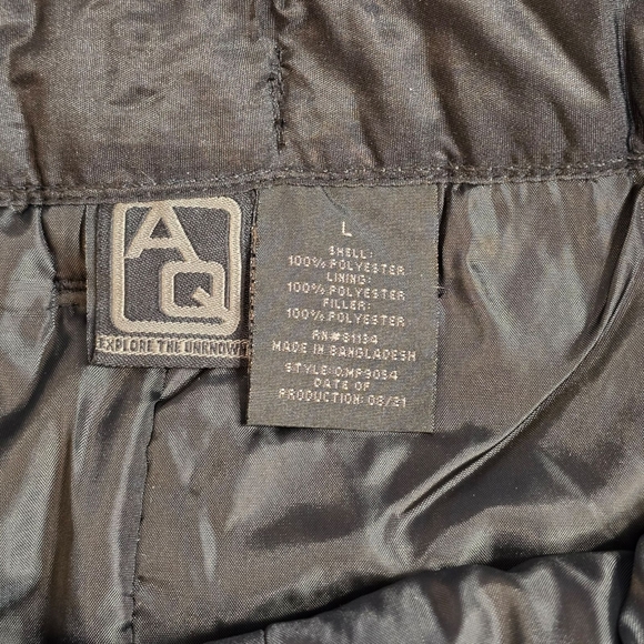 AQ Explore The Unknown Dark Gray Size L Bib Snow Overalls Winter Skiing Active - Picture 6 of 16